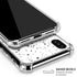 White Speckle iPhone XS Max Clear Case